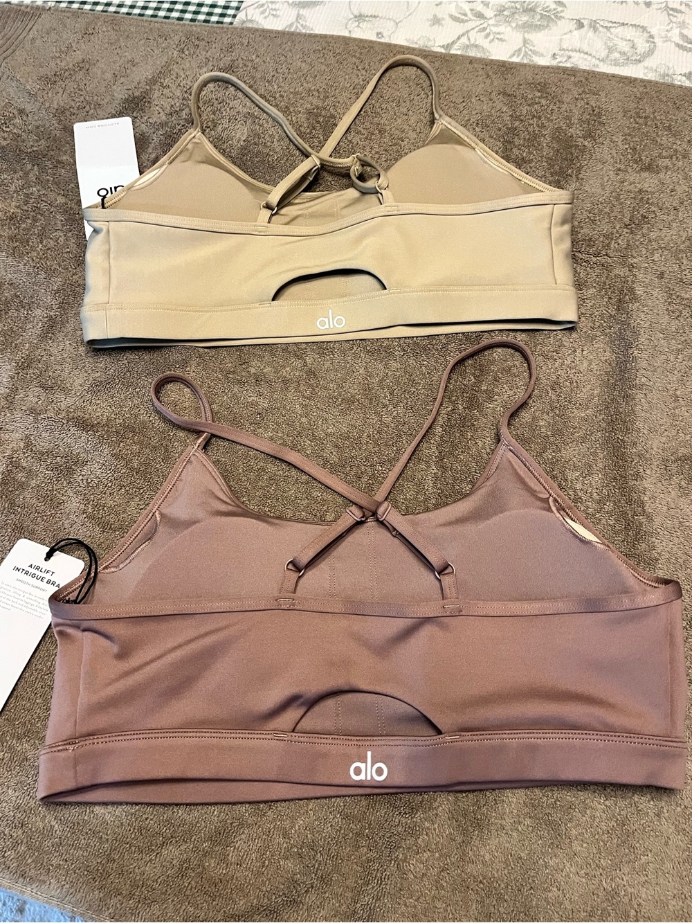 ALO Yoga Women’s Strappy Sports Bralette - Set of Two - Picture 2 of 4